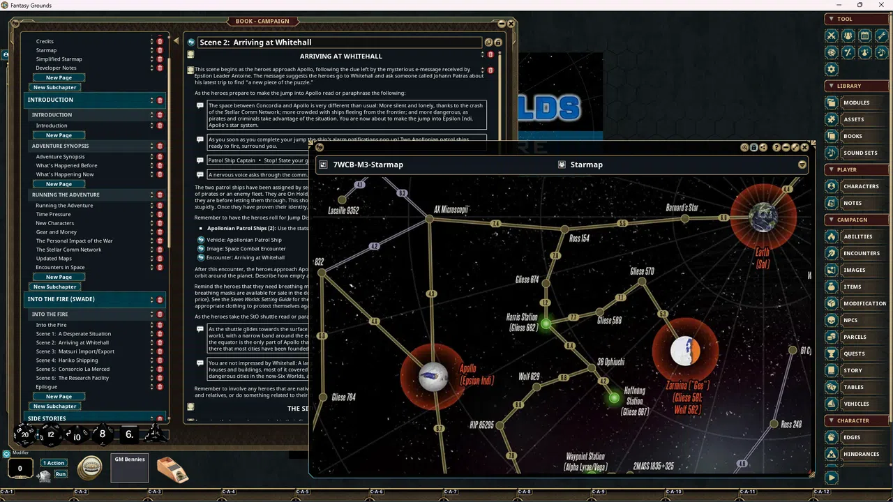 Fantasy Grounds - Seven Worlds Module 3: Into the Fire Screenshot 3