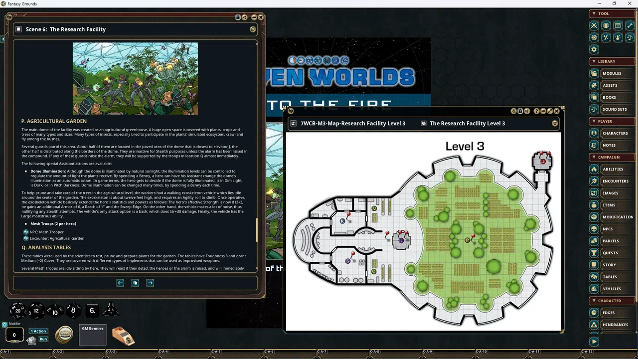Fantasy Grounds - Seven Worlds Module 3: Into the Fire Screenshot 2