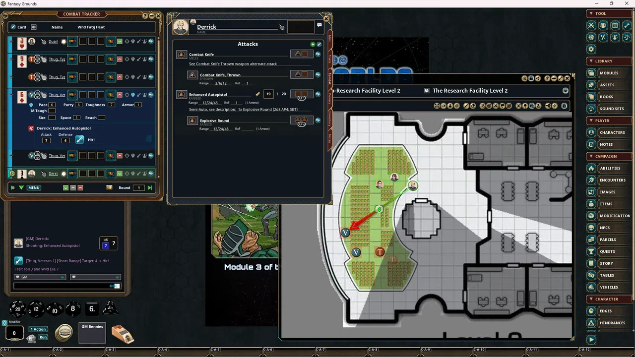 Fantasy Grounds - Seven Worlds Module 3: Into the Fire Screenshot 1