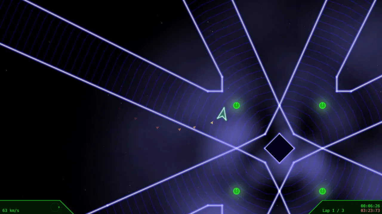 Cosmic Racer Screenshot 1