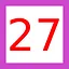 Level 27 icon