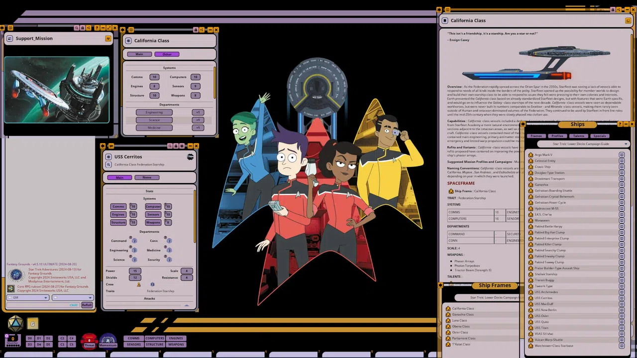 Fantasy Grounds - Star Trek Adventures: Star Trek Lower Decks Campaign Guide Screenshot 4