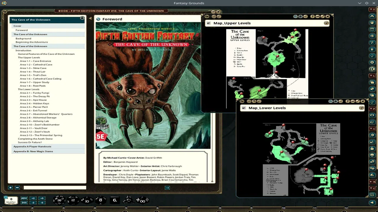 Fantasy Grounds - Fifth Edition Fantasy #16: Cave of the Unknown Screenshot 2