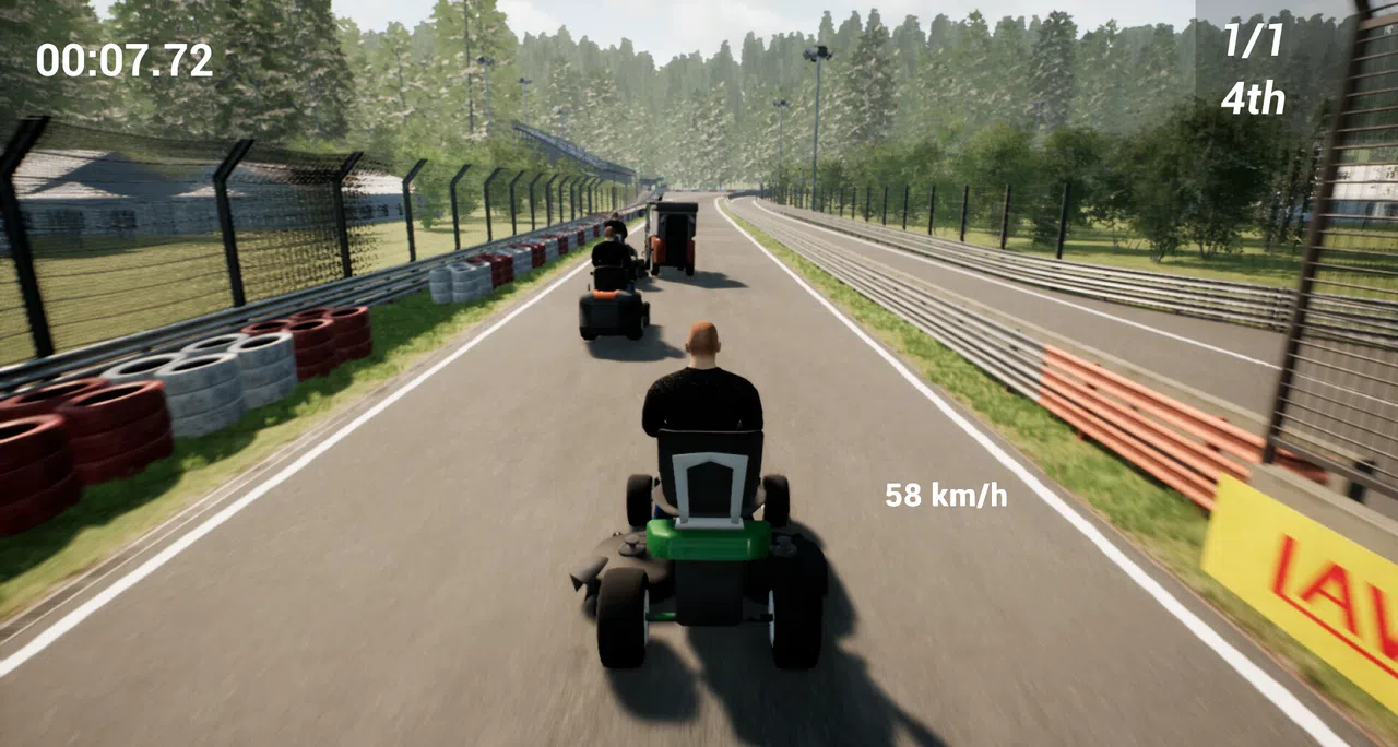 Lawnmower Game Racing 2: Drunken Screenshot 5