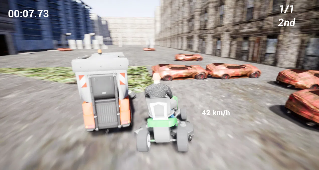 Lawnmower Game Racing 2: Drunken Screenshot 0