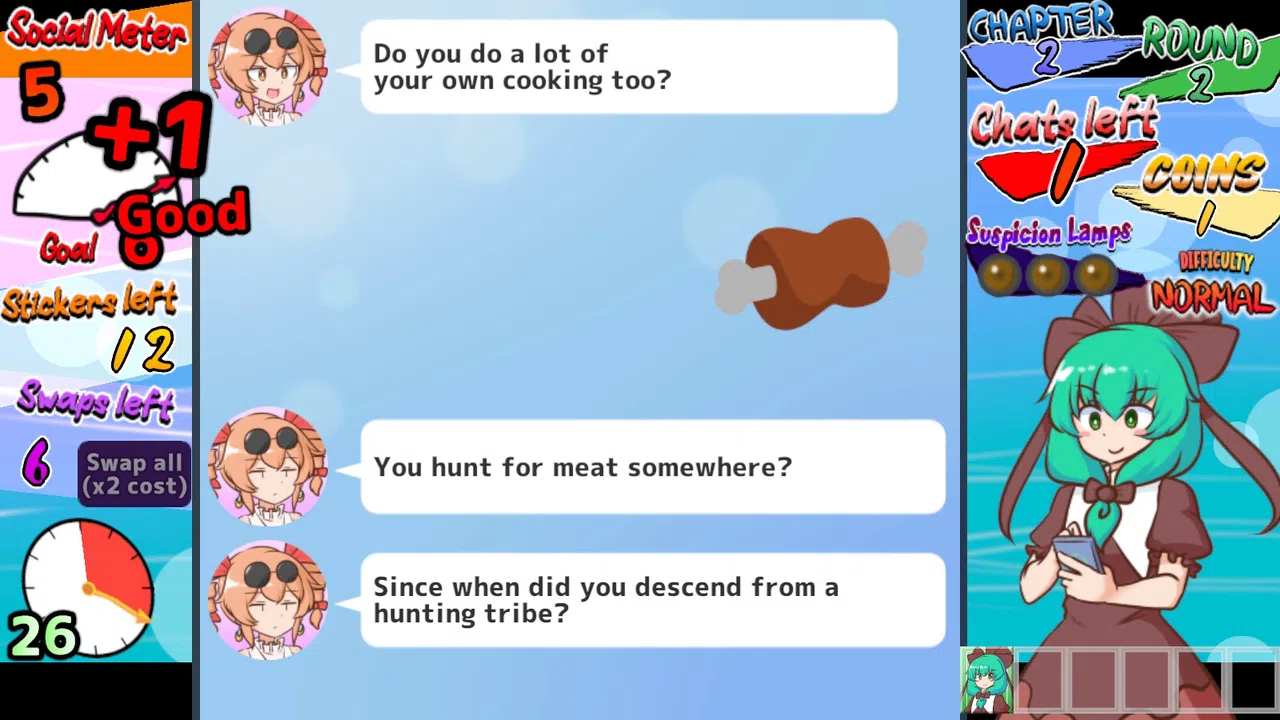 Hina-chan's Sticker Survival Screenshot 3