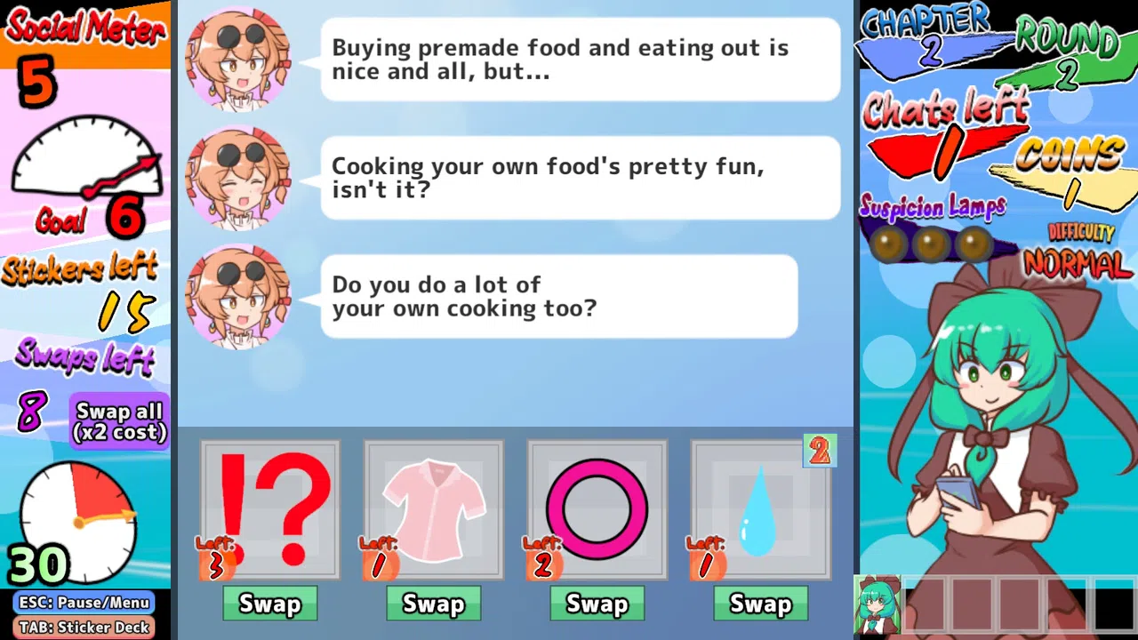 Hina-chan's Sticker Survival Screenshot 2