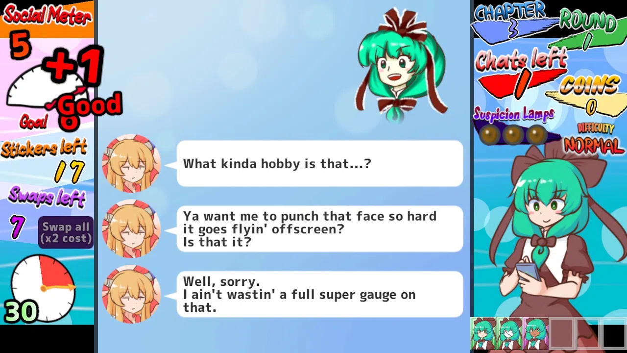 Hina-chan's Sticker Survival Screenshot 6