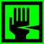 Cutting Hazard icon