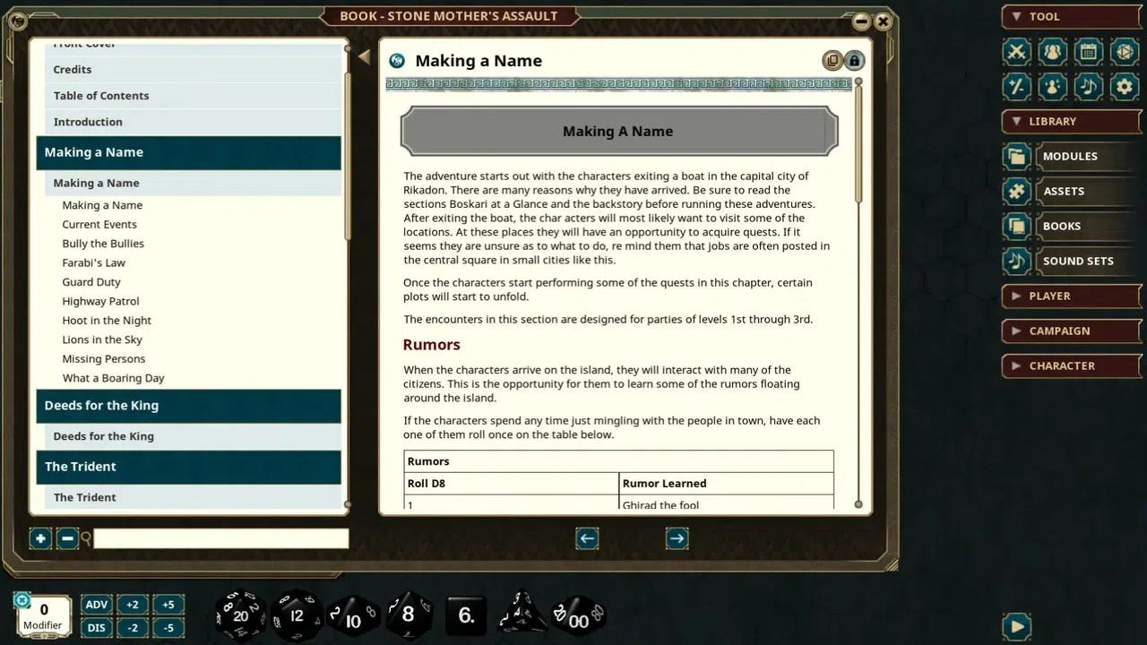 Fantasy Grounds - Stone Mother's Assault Screenshot 2