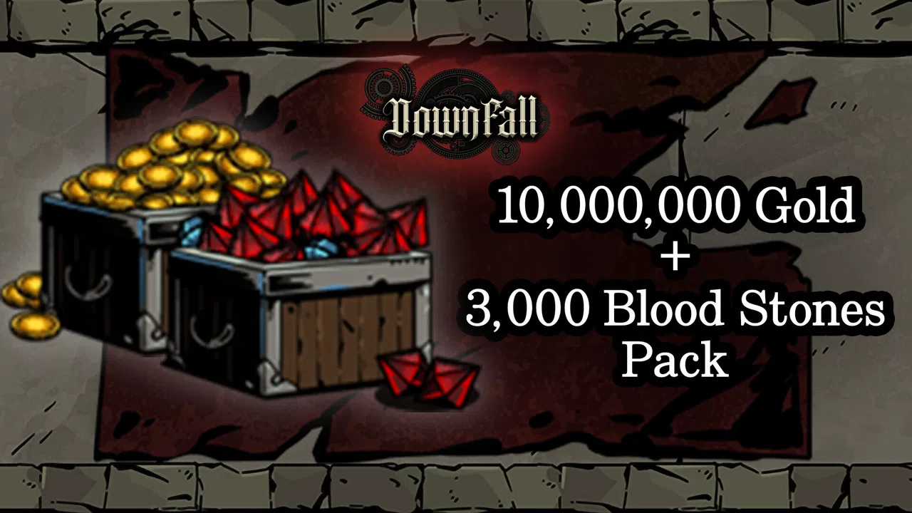 Downfall - 10,000,000 Gold + 3,000 Blood Stones Pack Screenshot 0