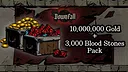 Downfall - 10,000,000 Gold + 3,000 Blood Stones Pack Screenshot 0