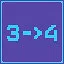 3 Implies 4 icon