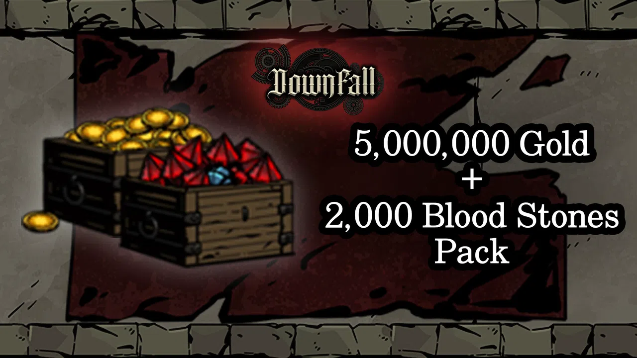 Downfall - 5,000,000 Gold + 2,000 Blood Stones Pack Screenshot 0