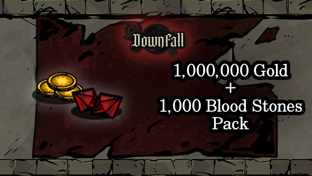 Downfall - 1,000,000 Gold + 1,000 Blood Stones Pack Screenshot 0