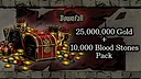 Downfall - 25,000,000 Gold + 10,000 Blood Stones Pack Screenshot 0