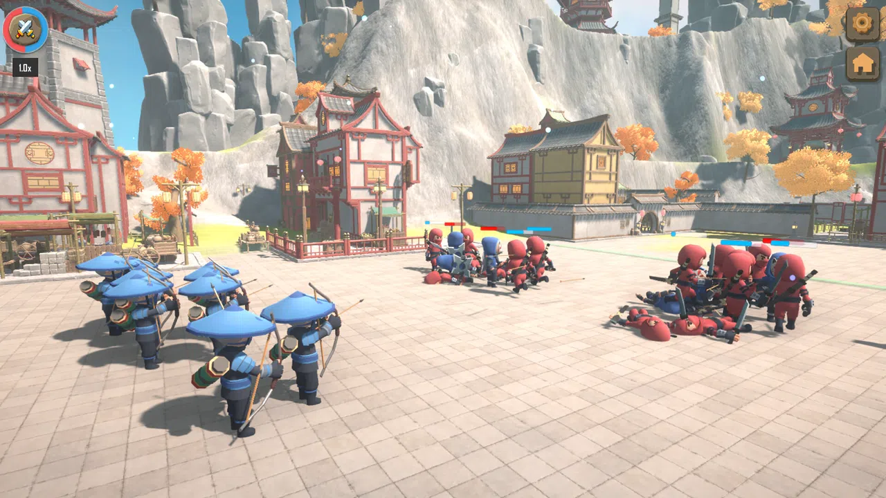 Ninja Wars: Battle Simulator Screenshot 1