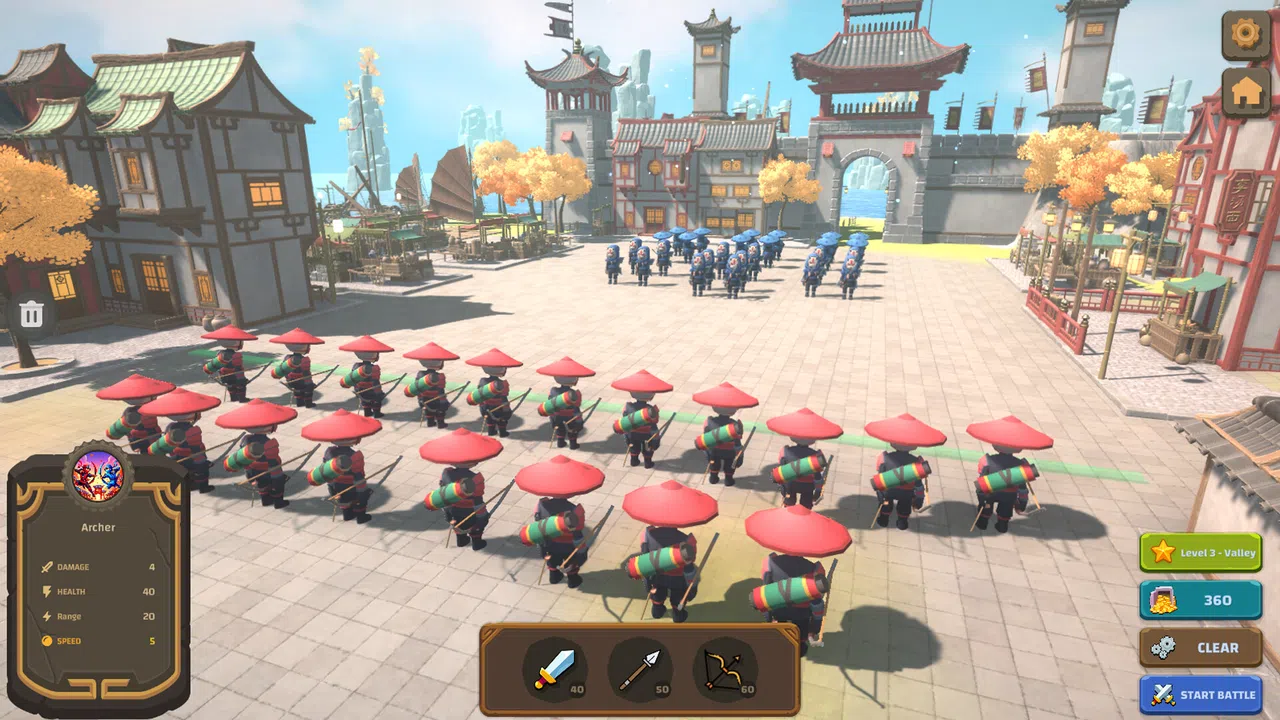 Ninja Wars: Battle Simulator Screenshot 0