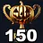 Gold Cup x 150