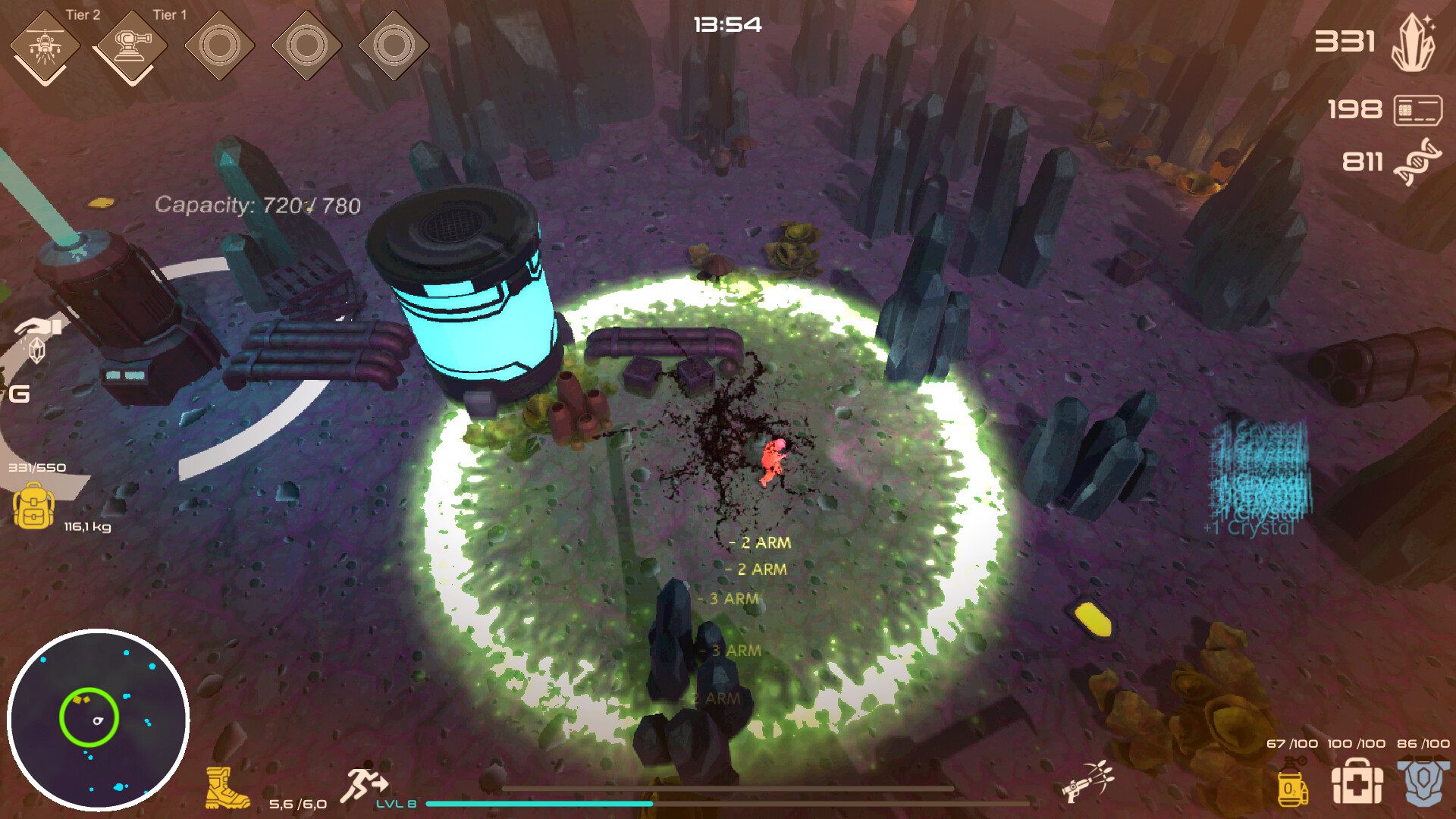 Crystal Harvest: Apex Operator Screenshot 1