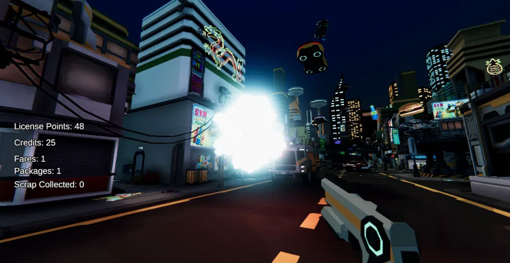 Cyber Courier 2088 Demo Screenshot 0