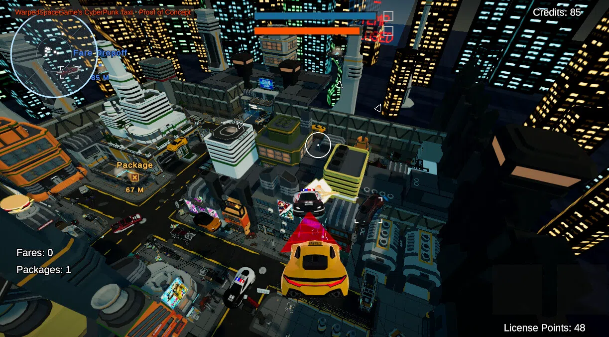 Cyber Courier 2088 Demo Screenshot 1