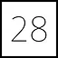 Level 28 icon