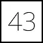 Level 43 icon