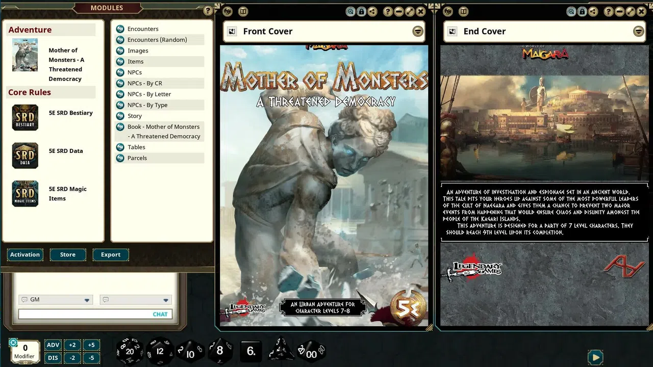 Fantasy Grounds - A Threatened Democracy Screenshot 3