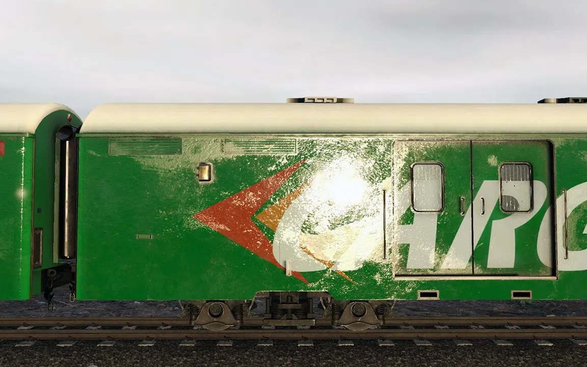 Trainz 2022 DLC - B08 Baggage Car Screenshot 0