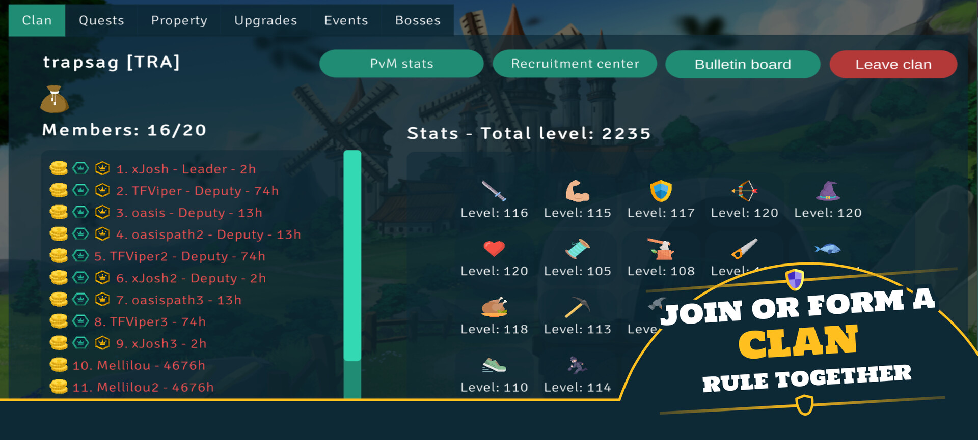 Idle Clans Screenshot 0