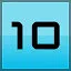 10 levels finished icon