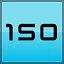 150 levels finished icon