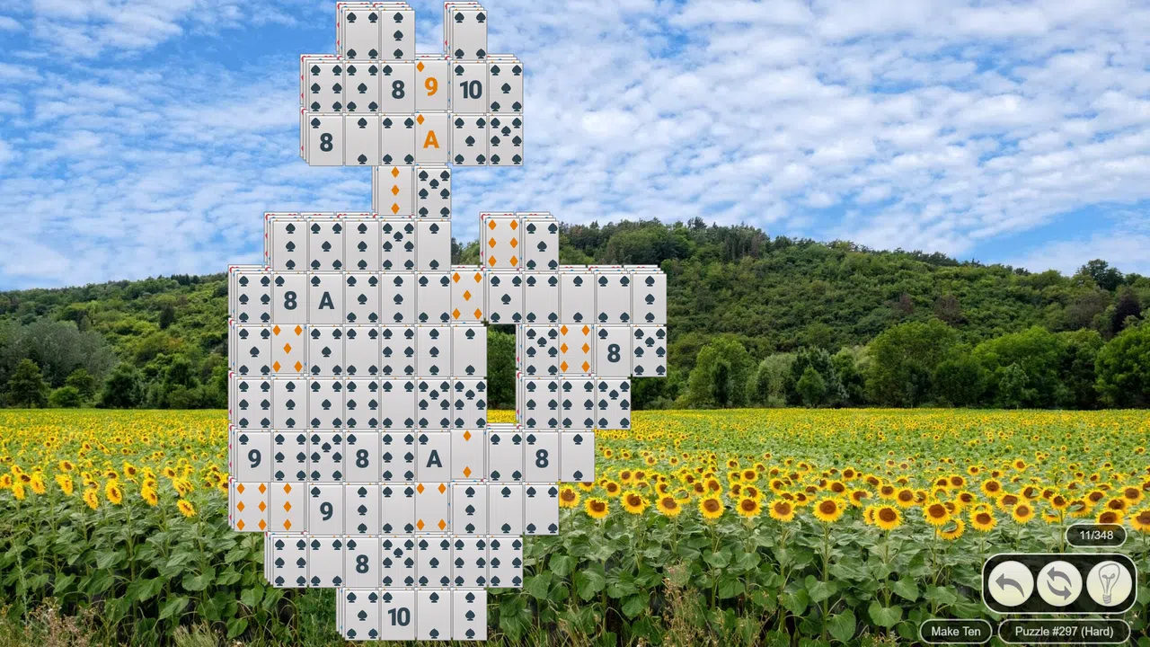 Solitaire Flowerscapes Demo Screenshot 2