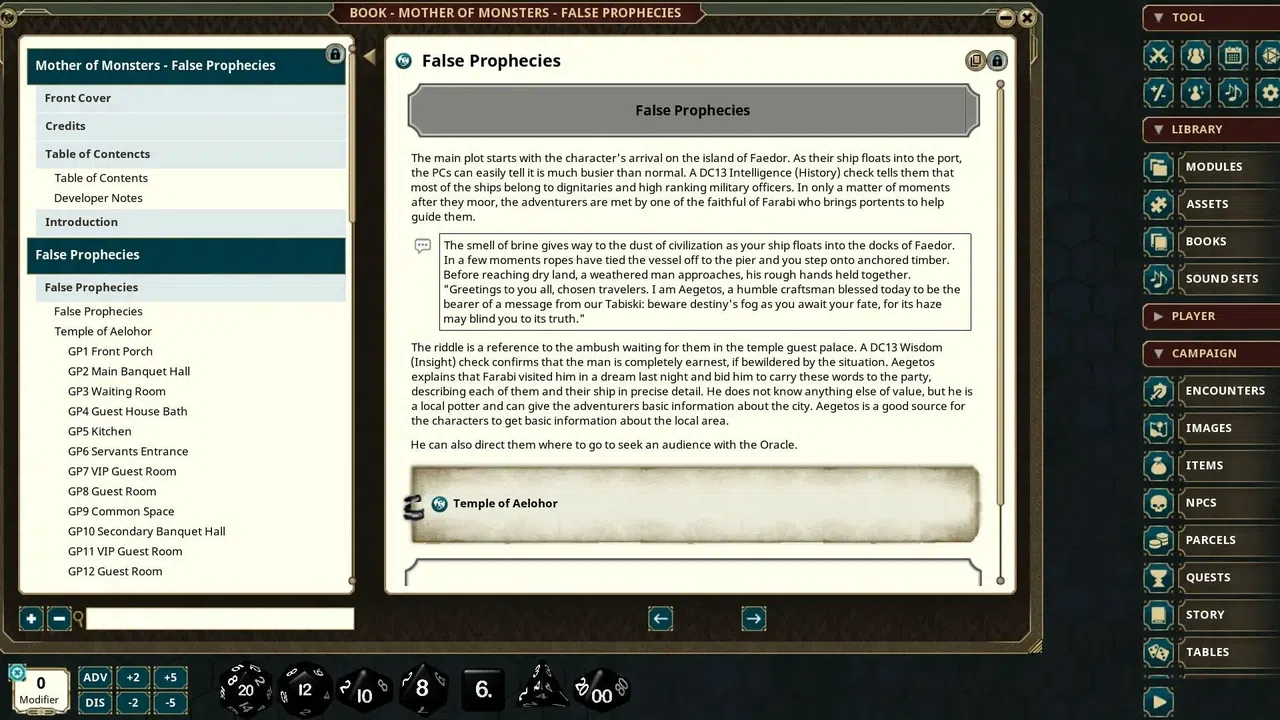 Fantasy Grounds - False Prophecies Screenshot 3