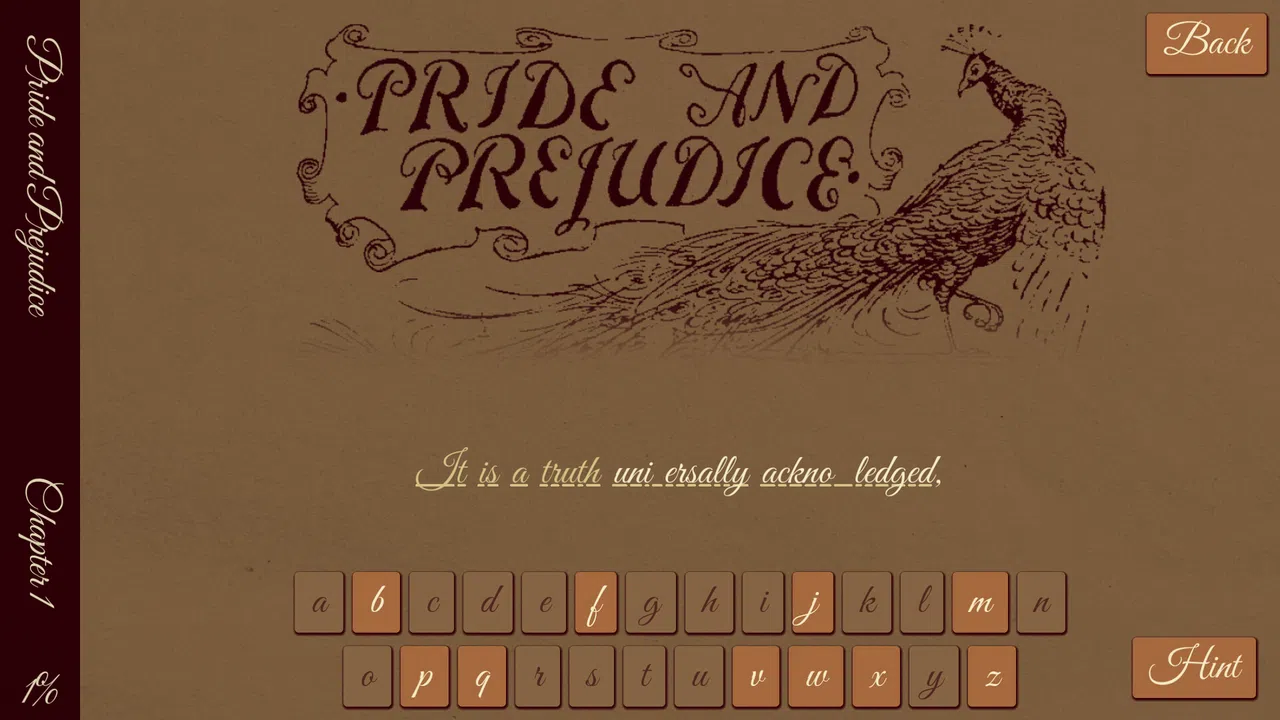Jane Austen Simulator: Pride and Prejudice Screenshot 0