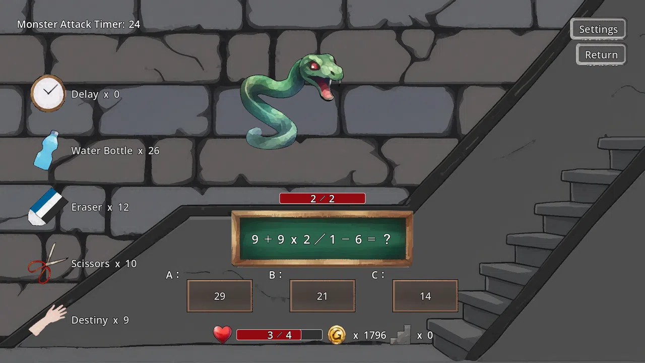 Tower Of Arithmetic Screenshot 2