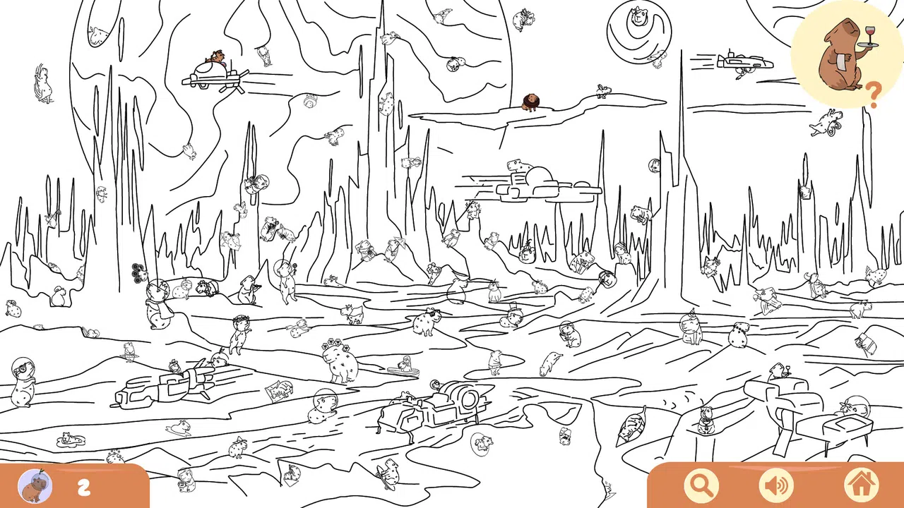100 Hidden Capybaras Screenshot 1