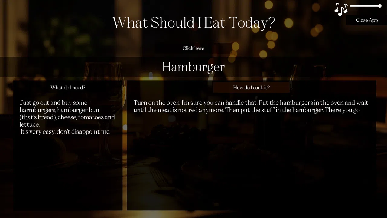 What Should I Eat Screenshot 1
