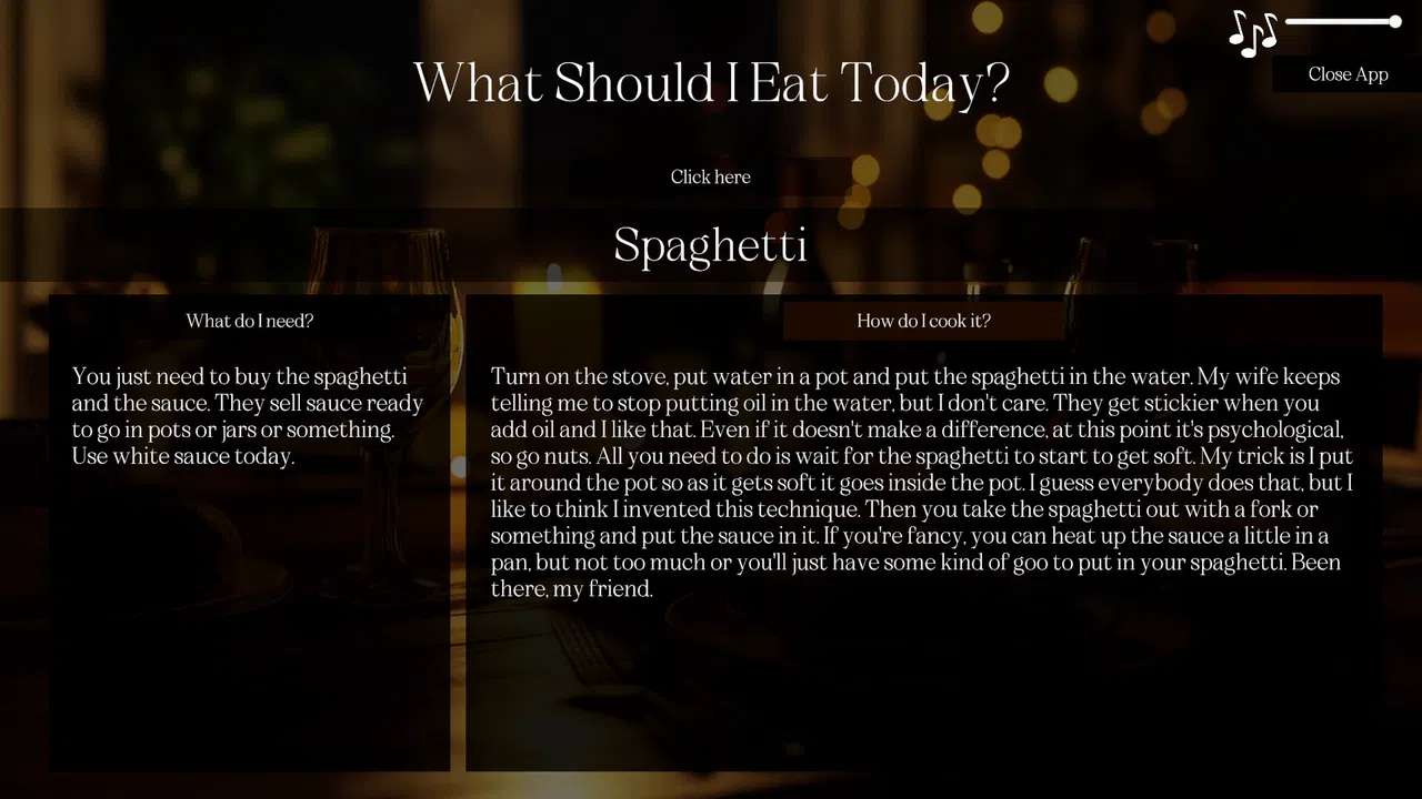 What Should I Eat Screenshot 4