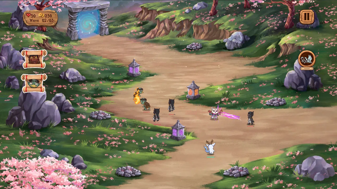 Kitsune's Paths Tower Defense Screenshot 9