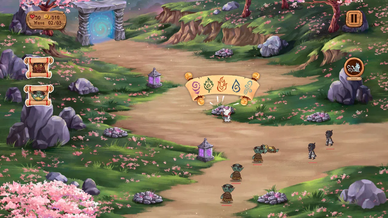 Kitsune's Paths Tower Defense Screenshot 2