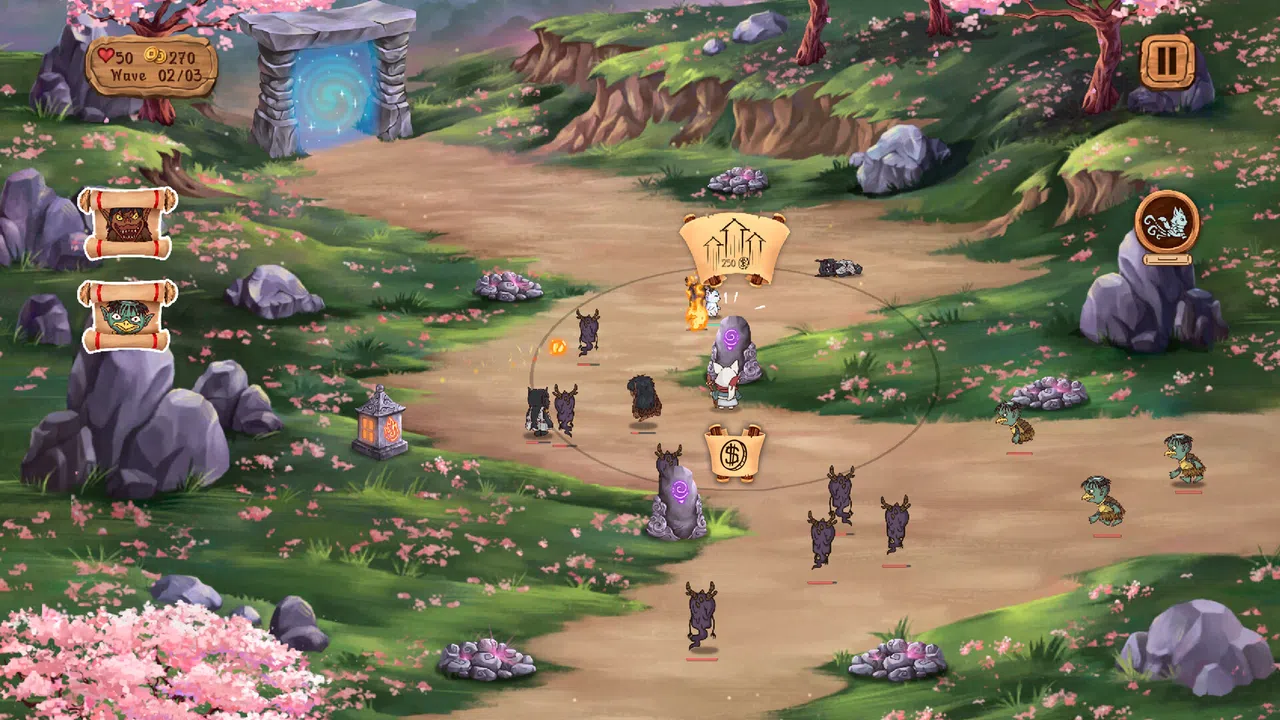 Kitsune's Paths Tower Defense Screenshot 8