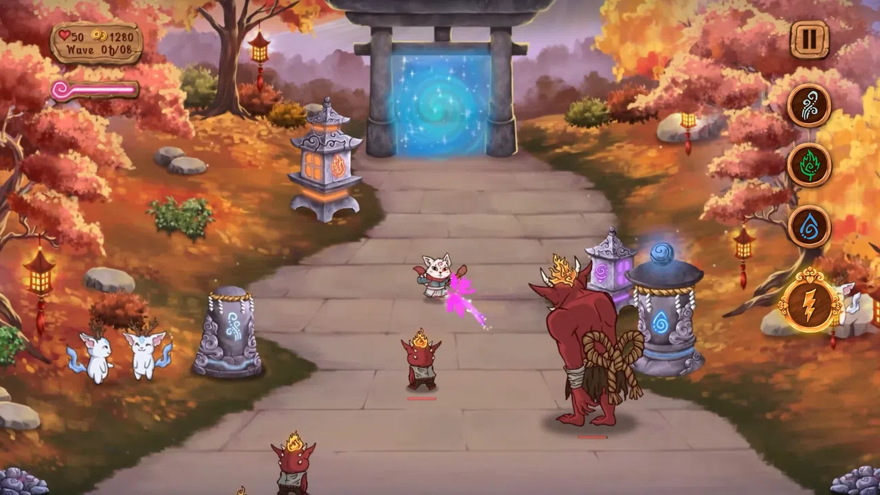 Kitsune's Paths Tower Defense Screenshot 4