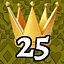 25 Games won icon