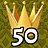 50 Games won