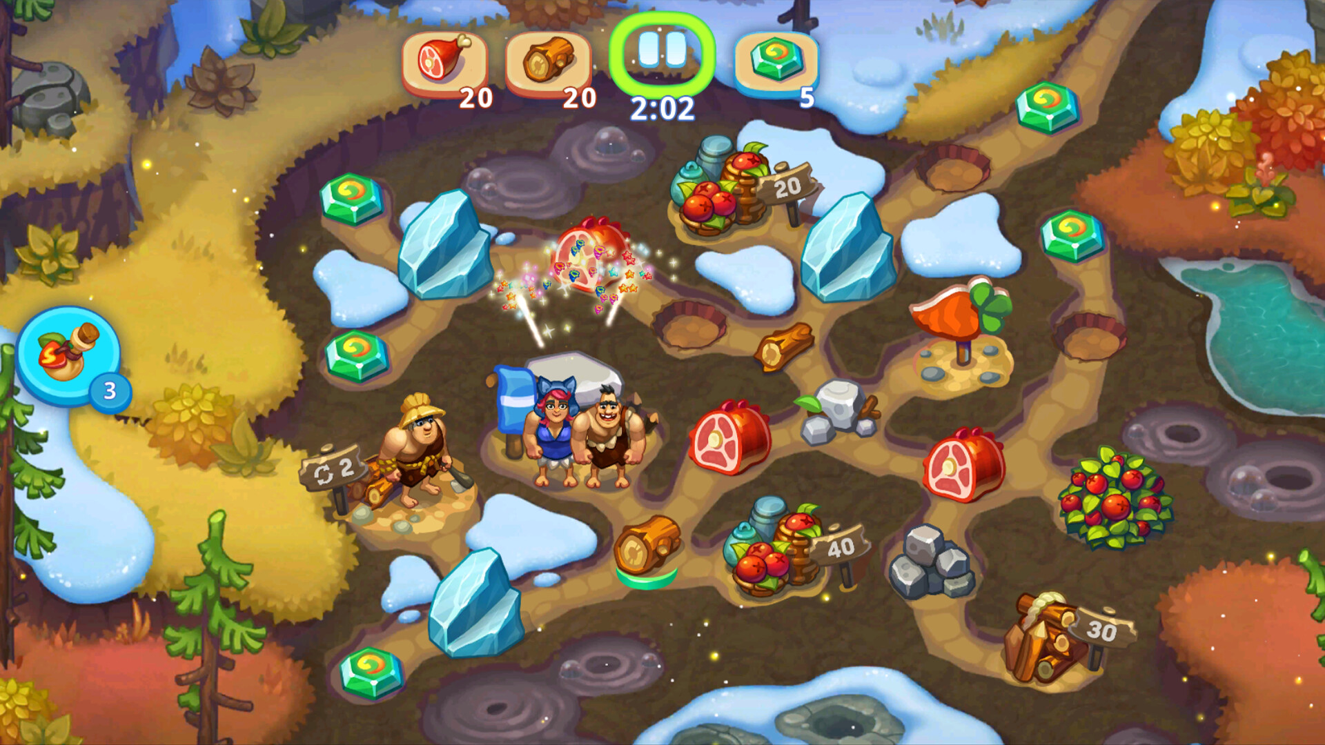 Tribe Dash - Stone Age Time Management Screenshot 5
