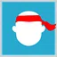 A real man icon