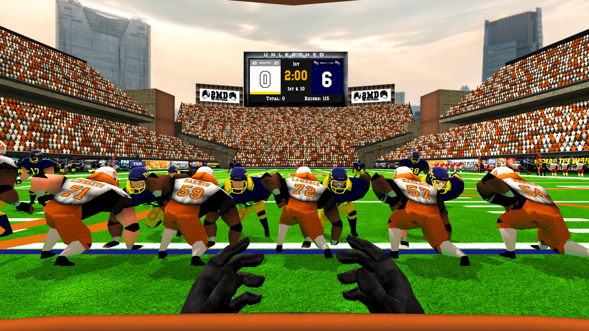 2MD:VR Football Unleashed ALL✰STAR Screenshot 1