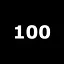 100 is a BIG number icon